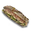 Baguette with fish pâté