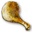 Roasted chicken leg