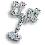 Silver candelabrum