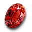 Flawless ruby