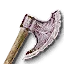 Dull meteorite axe