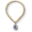 Gold diamond necklace