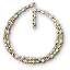 Gold pearl necklace