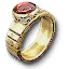 Gold ruby ring
