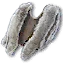 Worn leather pelt