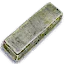 Dark steel ingot