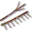 Broken rake