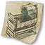 Drawing of a crib