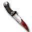 Decorated hunting knife