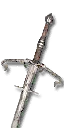 Toussaint Ducal Guard Officer's steel sword