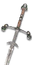 Toussaint knight's steel sword