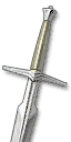 Forgotten Wolven silver sword