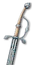 Red meteorite steel sword