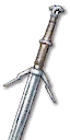 Witcher's silver sword