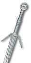 Ursine silver sword