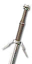 Feline silver sword - enhanced
