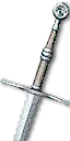 Feline steel sword - mastercrafted